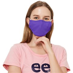 Ultra Violet Purple Fitted Cloth Face Mask (adult) by bruzer