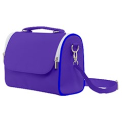 Ultra Violet Purple Satchel Shoulder Bag by Patternsandcolors