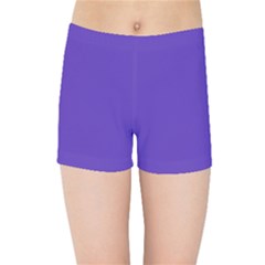 Ultra Violet Purple Kids  Sports Shorts by Patternsandcolors