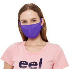 Ultra Violet Purple Crease Cloth Face Mask (adult) by Patternsandcolors