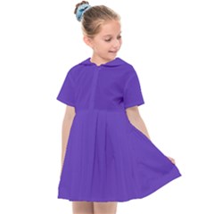 Ultra Violet Purple Kids  Sailor Dress by Patternsandcolors