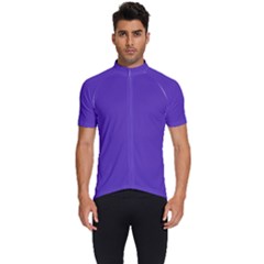 Ultra Violet Purple Men s Short Sleeve Cycling Jersey by Patternsandcolors