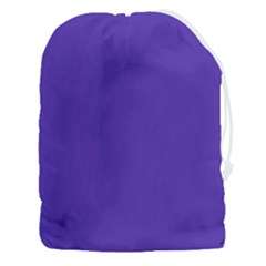 Ultra Violet Purple Drawstring Pouch (3xl) by Patternsandcolors