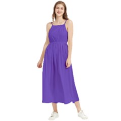 Ultra Violet Purple Boho Sleeveless Summer Dress by Patternsandcolors