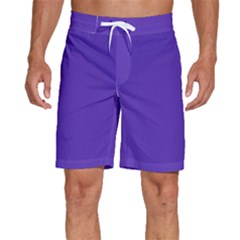 Ultra Violet Purple Men s Beach Shorts by Patternsandcolors