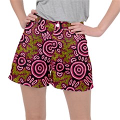 Authentic Aboriginal Art - You Belong Women s Ripstop Shorts by hogartharts