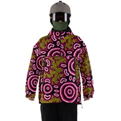 Authentic Aboriginal Art - You Belong Men s Ski And Snowboard Waterproof Breathable Jacket by hogartharts