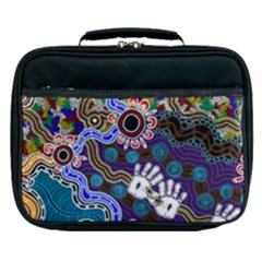 Authentic Aboriginal Art - Discovering Your Dreams Lunch Bag