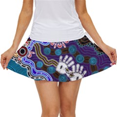 Authentic Aboriginal Art - Discovering Your Dreams Women s Skort