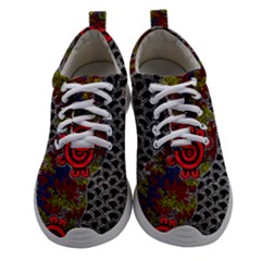 Authentic Aboriginal Art - Gathering 2 Women Athletic Shoes by hogartharts