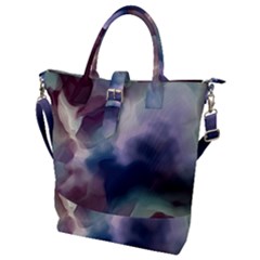 Graceful Impression Buckle Top Tote Bag