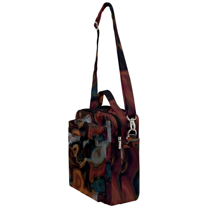 colorful abstract Crossbody Day Bag