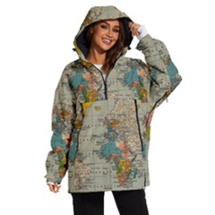 Illustration Ukrainian Folk Seamless Pattern Ornament Women s Ski And Snowboard Jacket