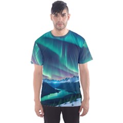 Aurora Borealis Men s Sport Mesh T-shirt