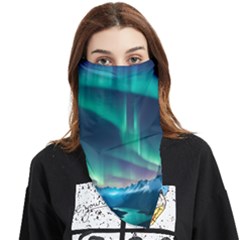 Zig Zag Waves Lines Geometric Face Covering Bandana (triangle) by Ndabl3x