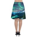 Aurora Borealis Chiffon Wrap Front Skirt View2