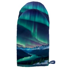 Aurora Borealis Microwave Oven Glove