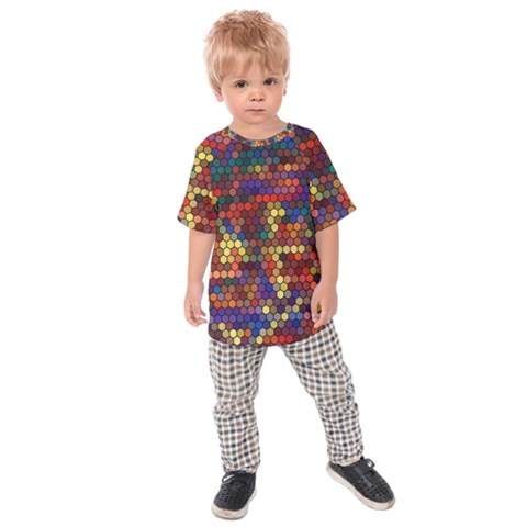 Zig Zag Pattern Geometric Design Kids  Raglan T-shirt by Ndabl3x