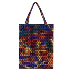 Hexagon Honeycomb Pattern Design Classic Tote Bag