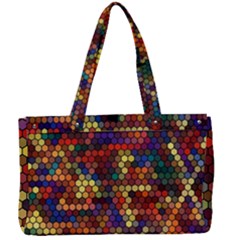 Hexagon Honeycomb Pattern Design Canvas Work Bag by Ndabl3x