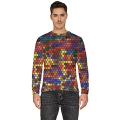 Pattern Dots Wallpaper Seamless Pattern Men s Fleece Sweatshirt