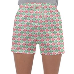 Pattern Flowers Geometric Sleepwear Shorts by Ndabl3x