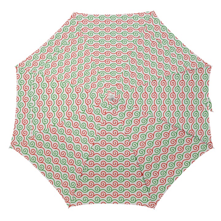 Spirals Geometric Pattern Design Straight Umbrellas