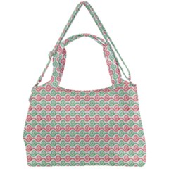 Pattern Flowers Geometric Double Compartment Shoulder Bag by Ndabl3x