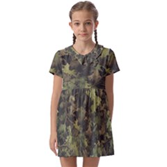 Camouflage Military Kids  Asymmetric Collar Dress by Ndabl3x