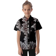 Abstract City Retro Sunset Night Kids  Short Sleeve Shirt by Bedest