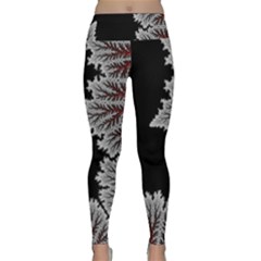 Jungle Road Hawaii Asphalt Mountains Green Lightweight Velour Classic Yoga Leggings