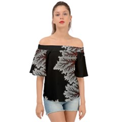 Jungle Road Hawaii Asphalt Mountains Green Off Shoulder Short Sleeve Top by Bedest