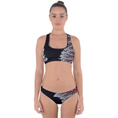 Planet Psychedelic Art Psicodelia Cross Back Hipster Bikini Set