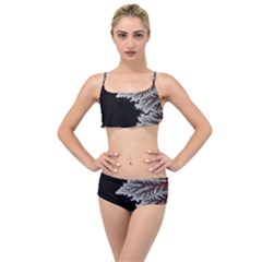 Planet Psychedelic Art Psicodelia Layered Top Bikini Set