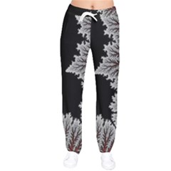 Planet Psychedelic Art Psicodelia Women Velvet Drawstring Pants