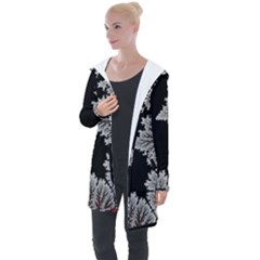 Astrology Surreal Surrealism Trippy Visual Art Longline Hooded Cardigan by Bedest