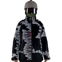 Abstract Complex Fractal Math Men s Zip Ski And Snowboard Waterproof Breathable Jacket