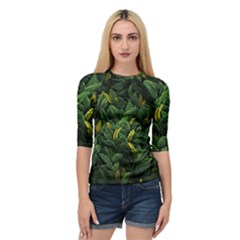 Banana Leaves Quarter Sleeve Raglan T-shirt