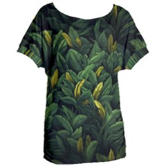 Banana leaves Women s Oversized T-Shirt