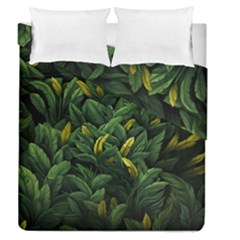 Banana Leaves Duvet Cover Double Side (queen Size)