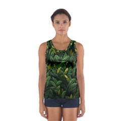 Banana leaves Sport Tank Top 