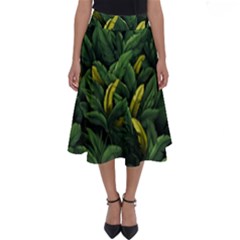 Banana Leaves Perfect Length Midi Skirt