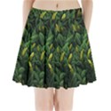 Banana leaves Pleated Mini Skirt View1