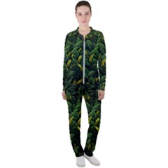 Banana Leaves Casual Jacket And Pants Set