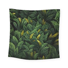Banana Leaves Square Tapestry (small)