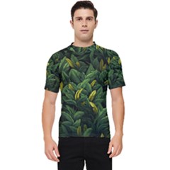 Banana leaves Men s Short Sleeve Rash Guard