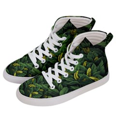 Banana Leaves Women s Hi-top Skate Sneakers