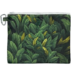 Banana Leaves Canvas Cosmetic Bag (xxxl)