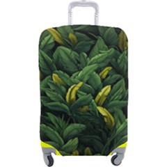Banana leaves Luggage Cover (Large)