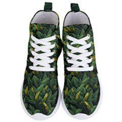 Banana Leaves Women s Lightweight High Top Sneakers